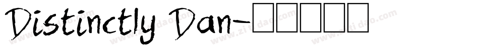 Distinctly Dan字体转换